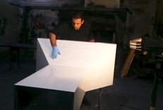The "Covington" W/ Flue, Custom Range Hood, Blower Sold Separately // (Min. Shipping $450+) 5 small