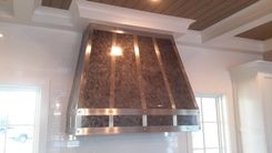 The "Herlitz" Custom Range Hood, Blower Sold Separately // (Min. Shipping $450+) 1 small