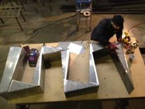 Zig Zag Shelf // (Min. Shipping $450+) 4 small
