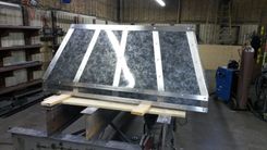 The "Herlitz" Custom Range Hood, Blower Sold Separately // (Min. Shipping $450+) 3 small