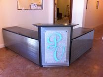 Reception Desks / Front Office Desks // (Min. Shipping $450+) 2 small