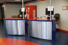 Reception Desks / Front Office Desks // (Min. Shipping $450+) 4 small