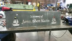 Memorial Bench, Personalized // (Min. Shipping $450+) 4 small