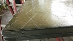 Metal Coffee Table // (Min. Shipping $450+) 2 small