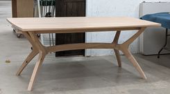 Mid Century Modern Inspired Cherry Extension Table 2 small