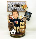 Personalized 40th, 50th, 60th 70th Birthday Cake Topper Small For Men 4 small