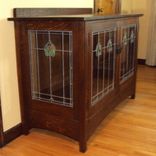Stained Glass Inserts For Furniture Or Millwork. 1 small