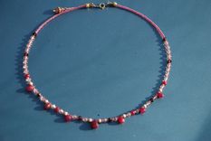 Ruby And Swarovski Crystal Choker 1 small