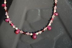 Ruby And Swarovski Crystal Choker 2 small