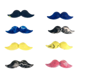 Handmade Mustache Magnets-Set Of 10 1 small