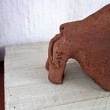 Cave Art Bison Artist Hand Carved Rendition Buffalo Cave Art 6 small