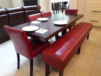Contemporary Walnut Dining Table 3 small