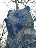 Example Piece: Chainsaw Carved 7ft.Tall Grizzly Bear 6 small