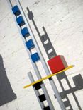 Mondrian-Inspired Metal Sculpture "Level 3" 3 small