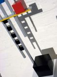 Mondrian-Inspired Metal Sculpture "Level 3" 4 small