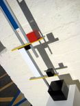 Mondrian-Inspired Metal Sculpture "Level 2" 3 small