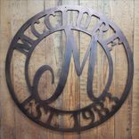 Name Established Monogram Sign 5 small