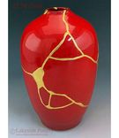 Gold Kintsugi Art, Vases Or Bowl 1 small