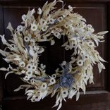 Large Buffalo Check Summer Wreath Checked Wall Decor Checkered Courtly Wreath 2 small