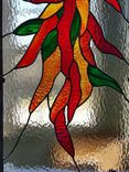 Red Hot Chili Peppers - Stained Glass Panel 2 small