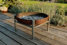 Solid Steel Fire Pit Parnidis Tall 2 small