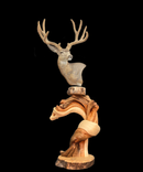 Twisted Juniper Mule Deer Taxidermy Pedestal 1 small