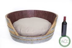 Wine Barrel Pet Bed - Torpor -  Made From Reclaimed California Wine Barrels 5 small