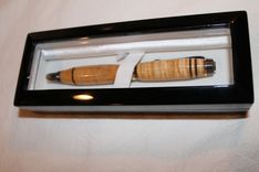 Classic Elite Fountain Pen - Curly Maple 5 small