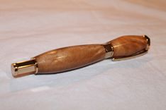Vertex Supreme Rollerball Pen - Maple Burl 3 small