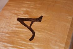 Jewelry / Keepsake Box - Curly Maple / Walnut 3 small