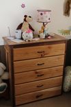 Dresser / Bookshelf Set - Hickory / Walnut 1 small