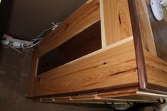Dresser / Bookshelf Set - Hickory / Walnut 2 small