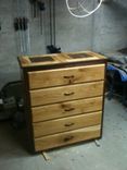 Dresser / Bookshelf Set - Hickory / Walnut 4 small