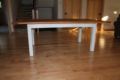 Distressed Cherry Table With Antiqued Base 5 small