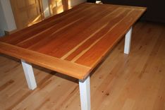 Distressed Cherry Table With Antiqued Base 1 small
