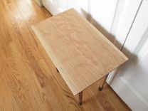 Small Night Stand Curly Cherry And Ebony 2 small