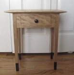 Small Night Stand Curly Cherry And Ebony 5 small