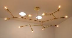 Spithra 10-Bulb Brass Chandelier 2 small