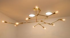 Spithra 10-Bulb Brass Chandelier 3 small