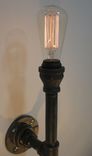Wall Sconce: Black Malleable Iron - Industrial Steampunk 2 small