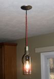 Wine Bottle Pendant Light 2 small
