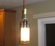 Wine Bottle Pendant Light 3 small