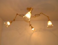 Spithra 4-Arm Brass Pendant 1 small