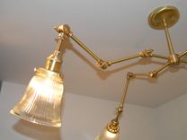 Spithra 4-Arm Brass Pendant 2 small