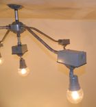 Outdoor Security Light 5-Bulb Chandelier 4 small