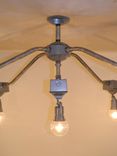 Outdoor Security Light 5-Bulb Chandelier 5 small