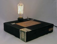 Cigar Box Desk Lamp: Kristoff 1 small