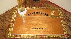 Cigar Box Desk Lamp: Punch - Gran Puro 2 small