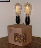 Cigar Box Desk Lamp: Diesel - Unholy Cocktail 1 small