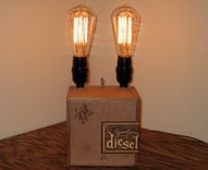 Cigar Box Desk Lamp: Diesel - Unholy Cocktail 5 small